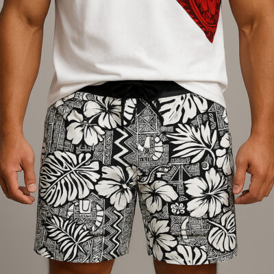 Short surf Hawaiian