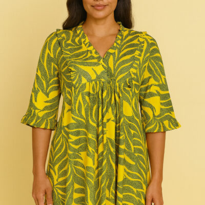 Robe MARU courte / Motif uru
