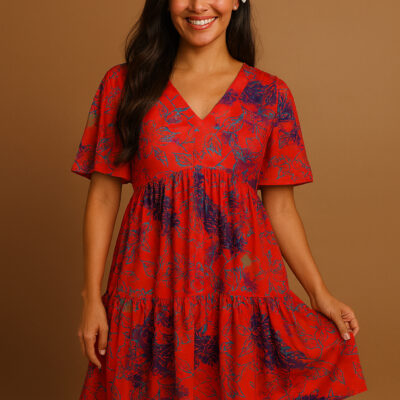 Robe MOTU imprimée / Motif floralis