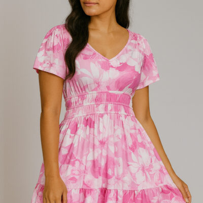 Robe HEI courte / Motif manaflora